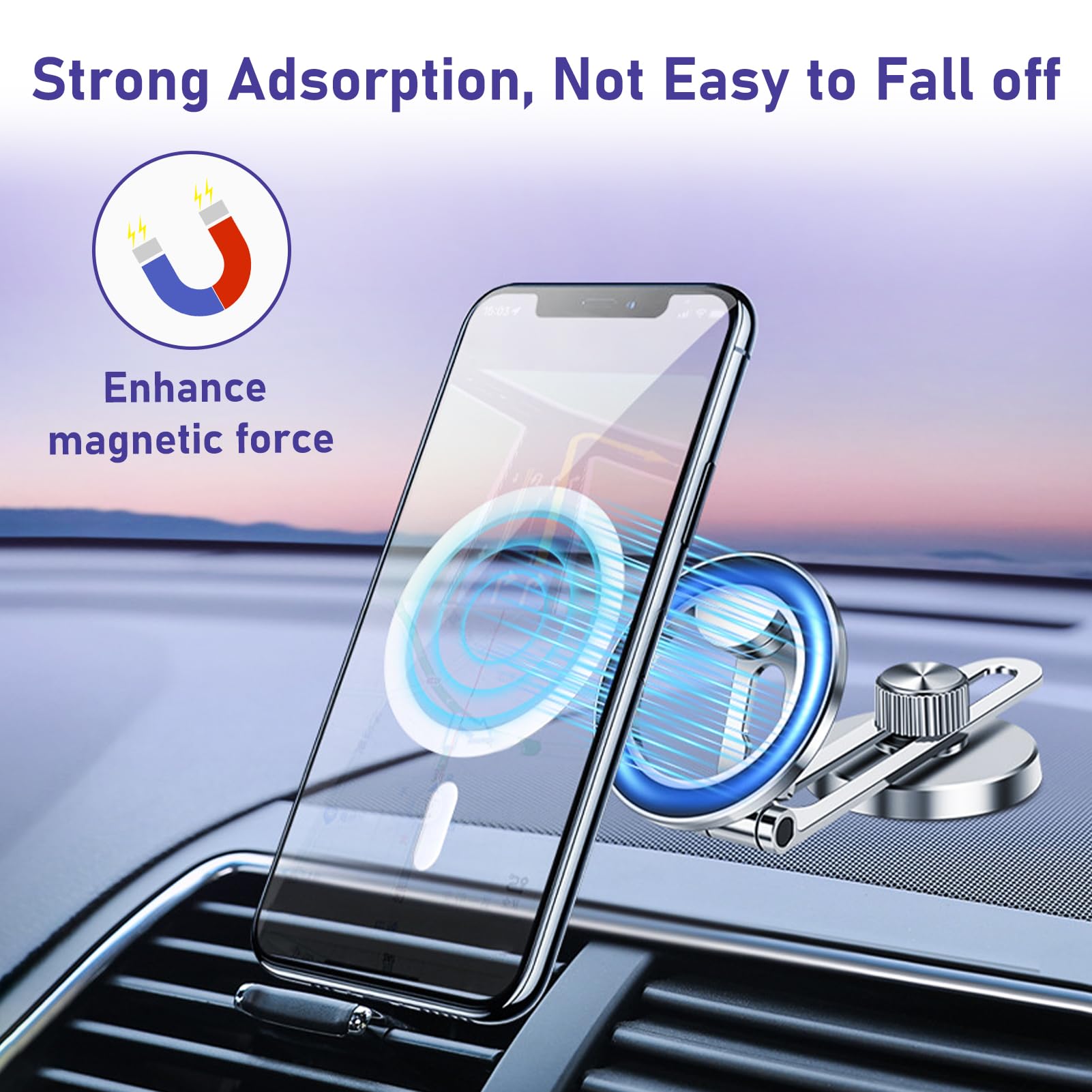4er Set Magnet Ring Aufkleber - Universal Adapter Für Kabelloses Laden (Kompatibel Mit IPhone & Galaxy)