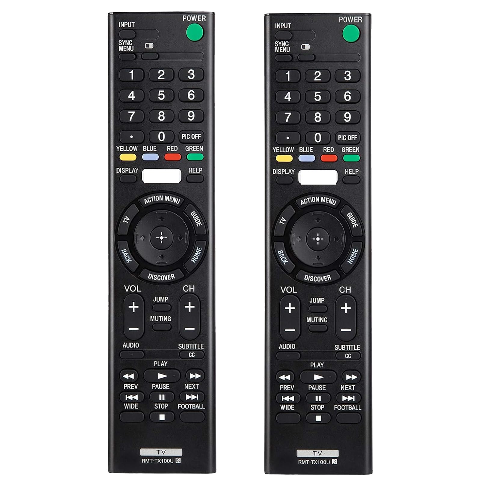 Replacement Remote fit for All Insignia TV and/Toshiba TV, Compatible with Insignia/Toshiba/Pioneer/AMZ Omni/AMZ 4-Series TVs — view 9