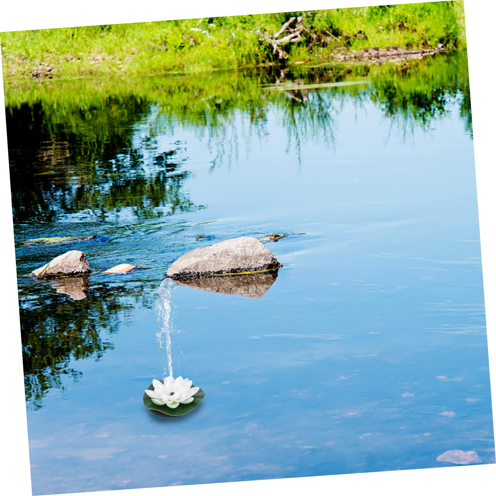 1 pieza Fuente Decorativa Solar de para Jardín y Peceras Diseño Circulación de Agua para Iniciación Automática con Luz Solar