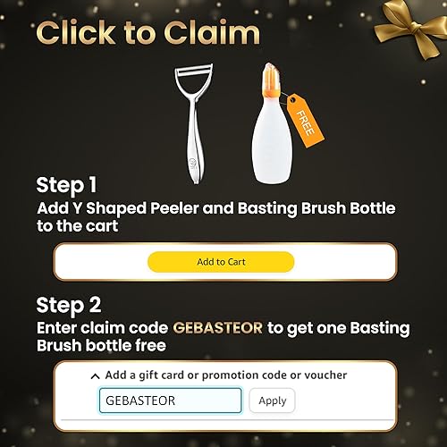 Miniatura 3 de Vegetable Peeler, Premium Stainless Steel Potato Peeler, High Tensile Ultra Sharp Blade Fruit and Food Slicer, Y Shaped with Ergonomic Non-Slip