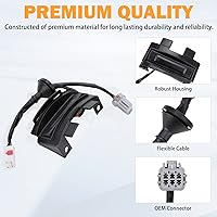 Vista 3 de Yinlowa Interruptor de cierre del maletero del botón de liberación de la escotilla compatible con el motor Hyundai Veloster 1.6L L4 2012-2017