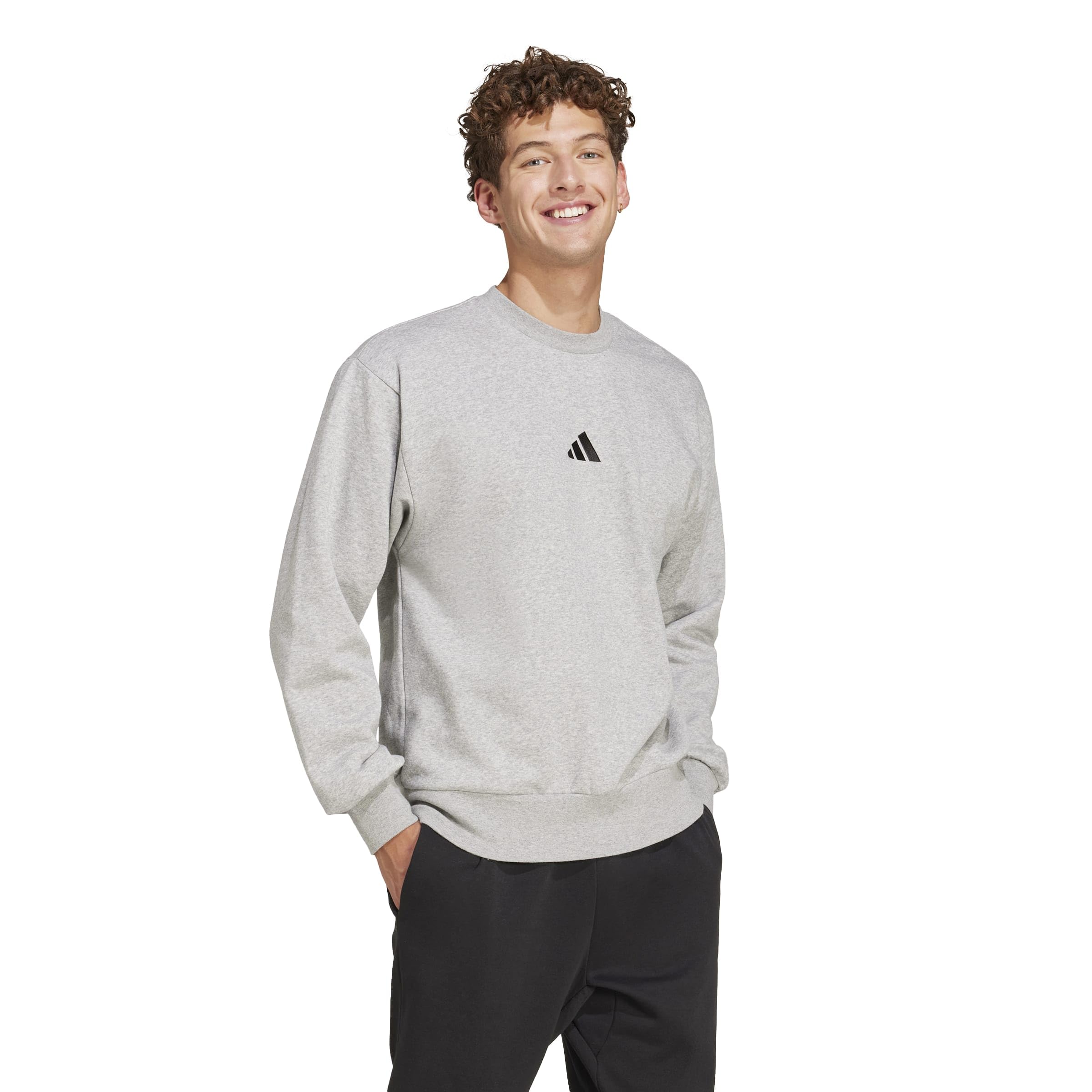 adidas Men Felpa Essentials Feelcozy Fleece - 3