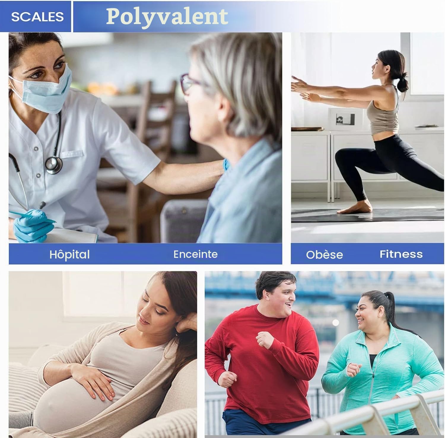 Balance Numérique Pèse-personne 200 kg, Balance Médicale Haute Précision avec Grand Écran, Balance Professionnelle pour Clinique Breau Maison