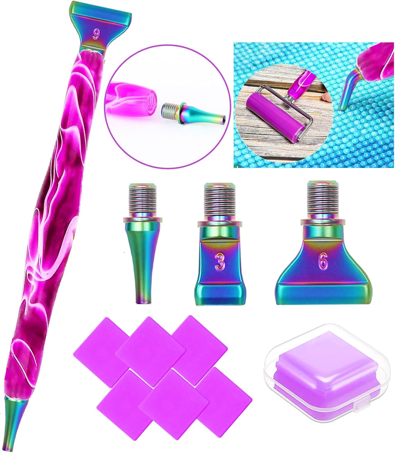 Diond Art Tools Diond Painting Accories Kits with Screw Metal Tip