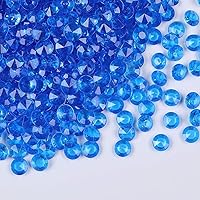 Vista 53 de 1000 piezas de gemas acrílicas de plástico, diamantes acrílicos falsos, cuentas de relleno de jarrón, cristales de diamantes sintéticos, joyas