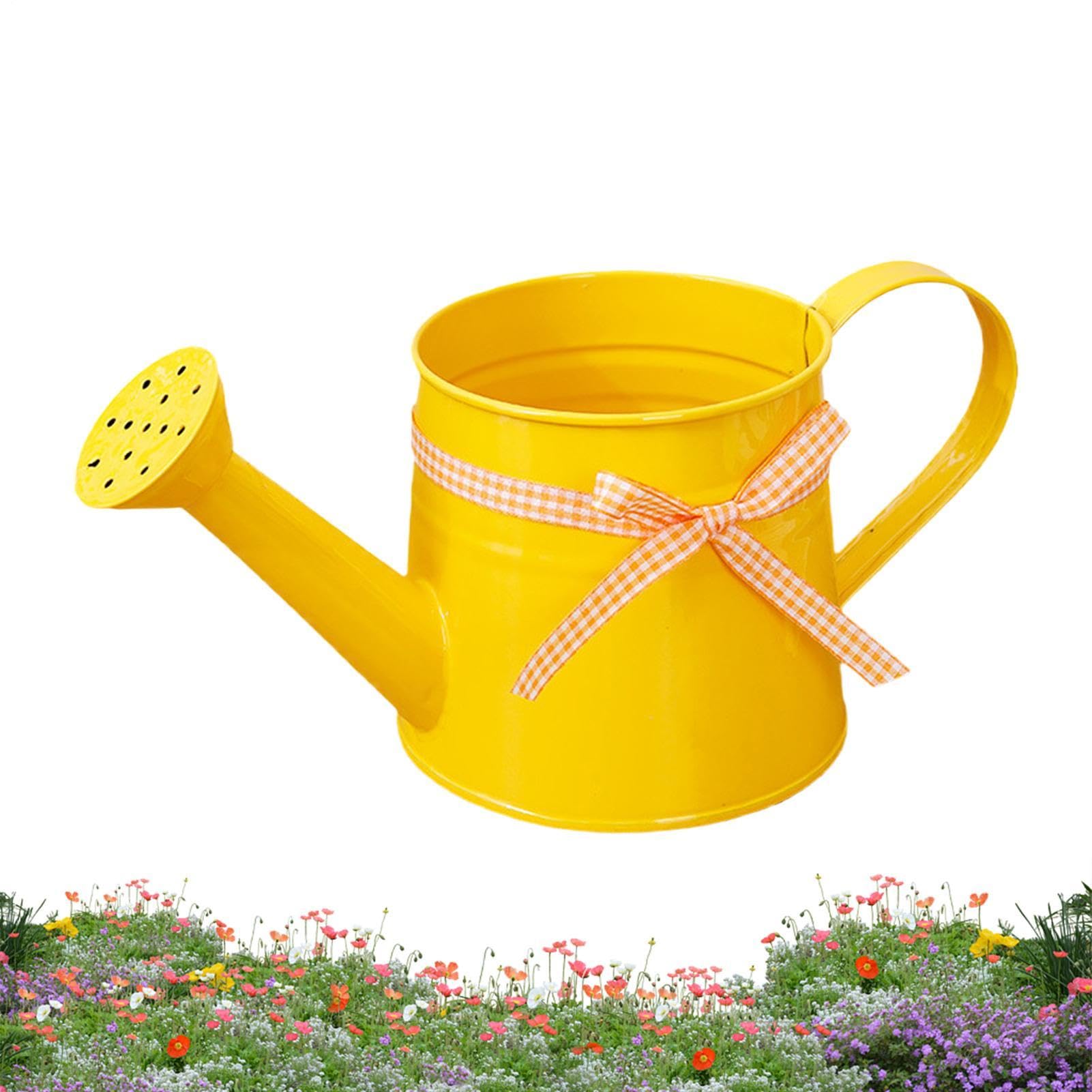 1L Metal Decorative Sprinkler Pot | Watering Can Small With Sprinkler Head | Garden Flower Watering Can - For Home Office Balcony Bonsai Garden Flowers Seedlings Indoor