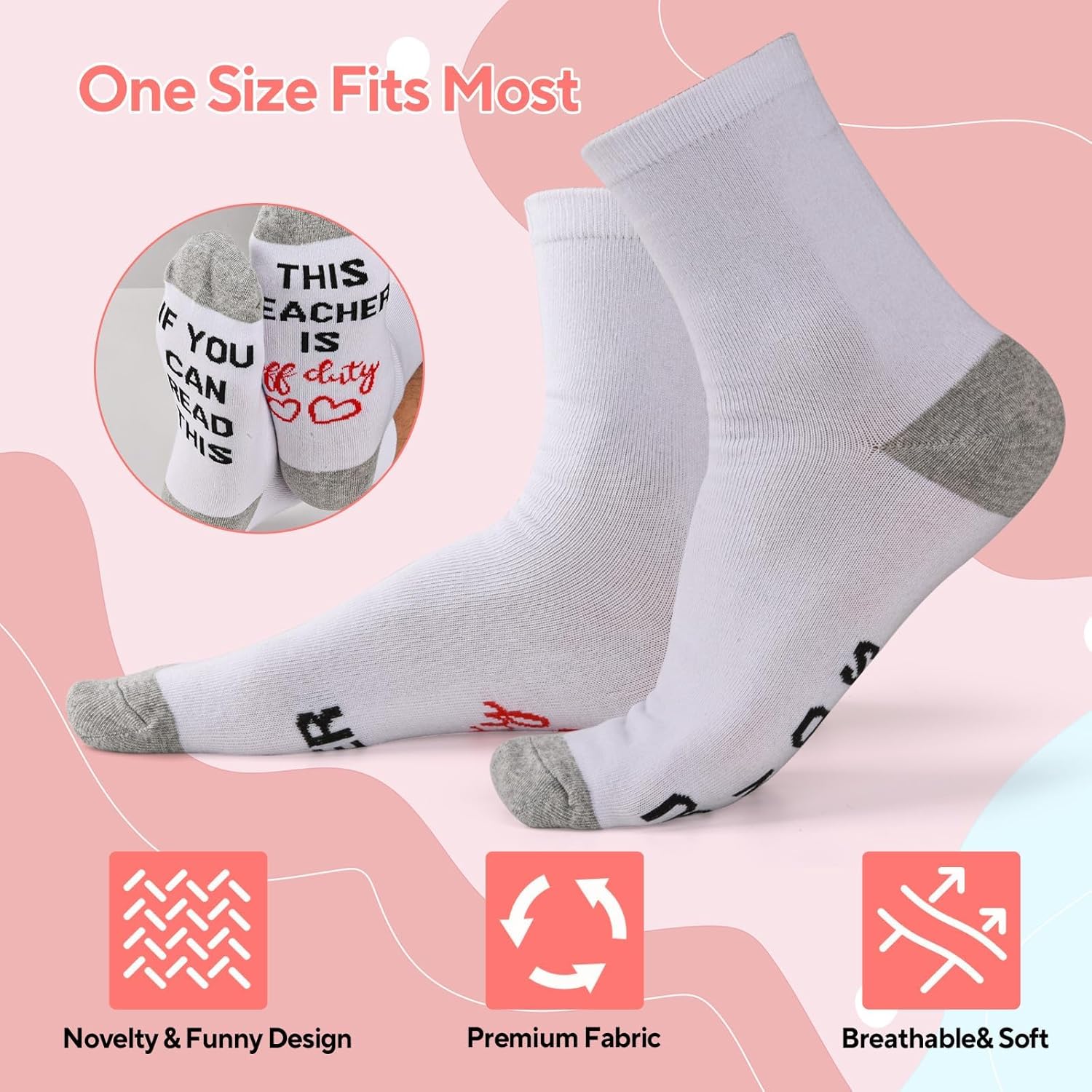 Personalized Teacher Appreciation Gift Set for Women - Unique Thank You Presents for Christmas, Birthday, Back to School, End of The Year (White) - Image 4