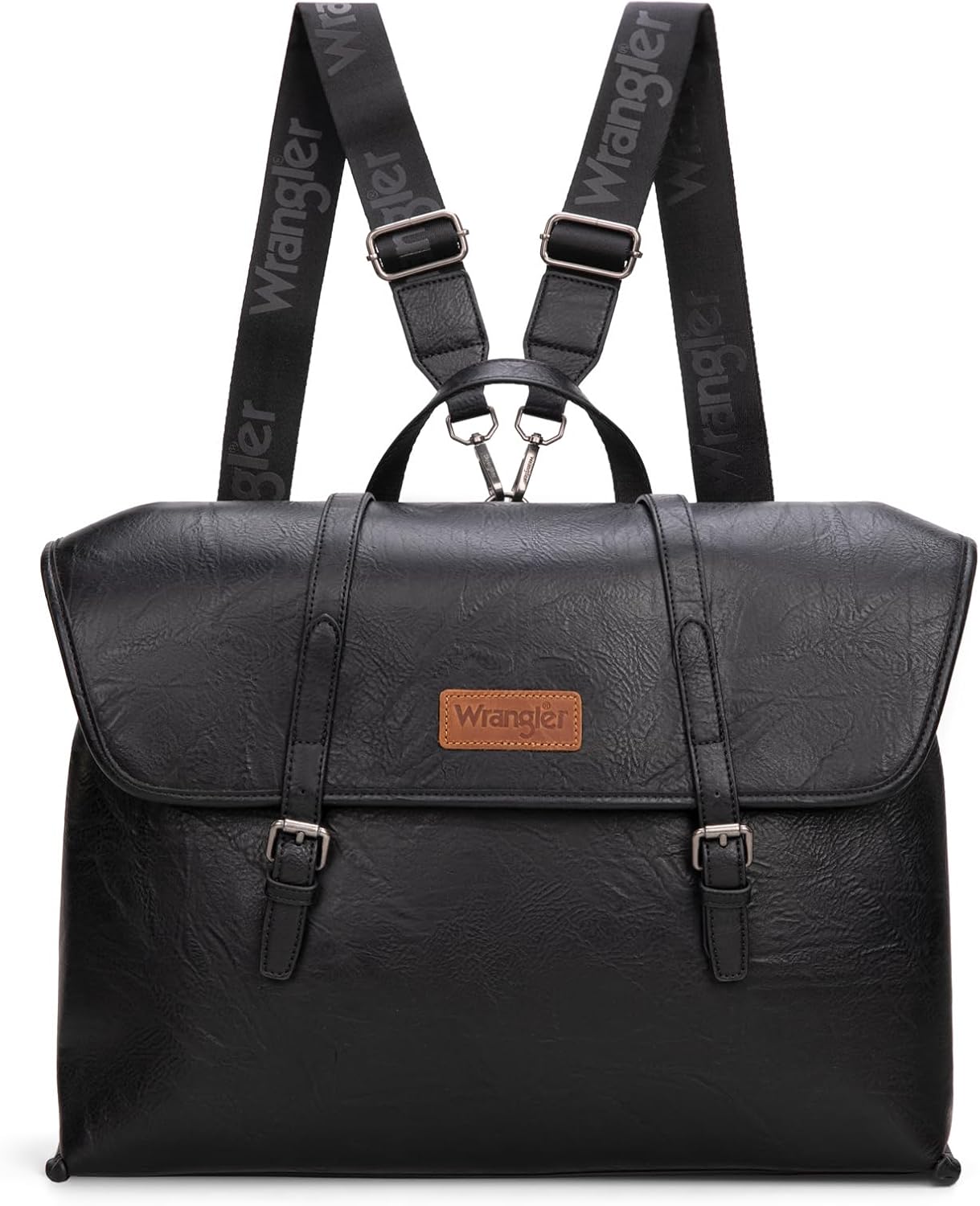 Montana West Wrangler 15.6 Inch Laptop Backpack Convertible Crossbody Bags Top-handle Handbags for Business/Travel/Office