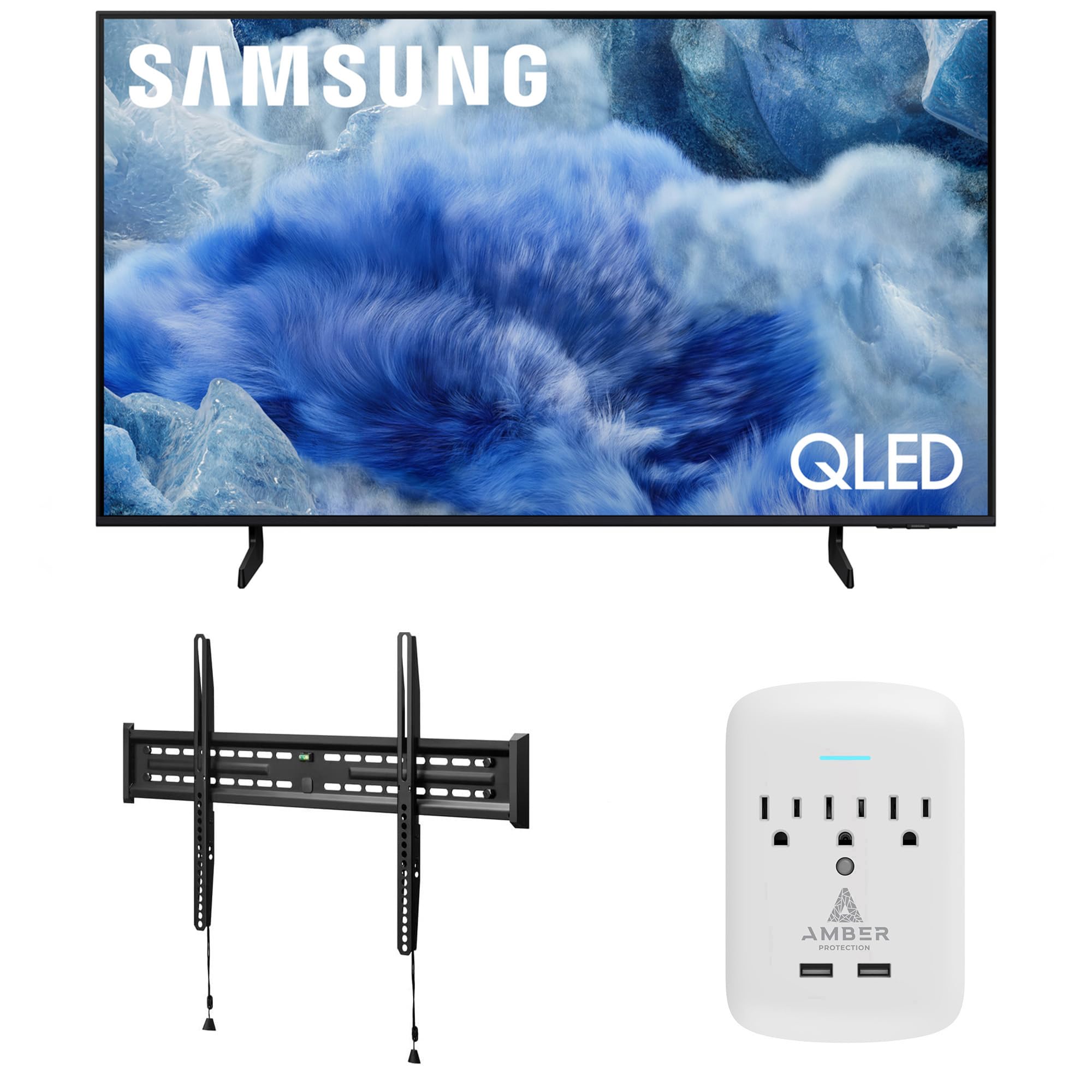 Samsung QN50Q8FAAFXZA 50-Inch QLED Q8F 4K Smart TV with included stand