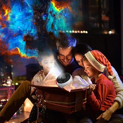 Miniatura 6 de Proyector de Planetario de Estrellas, Proyector de Galaxia, Luz Nocturna de Cielo Estrellado Realista, 13 Discos de Película HD Reemplazables en 4K,