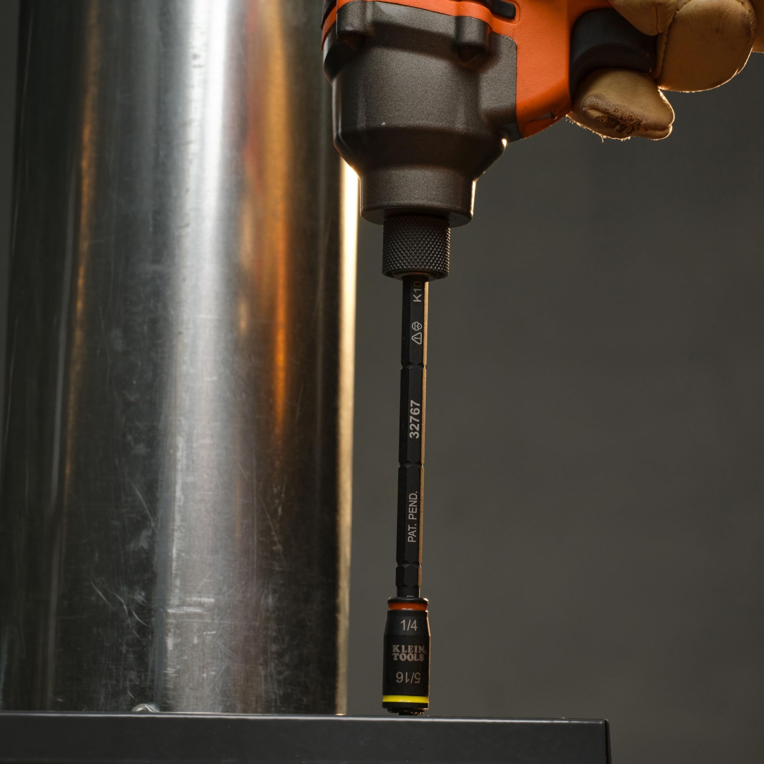 Klein Tools Cacciavite 32304, cacciavite regolabile 14 in 1 con presa a ribalta, driver e punte HVAC, resistente agli urti