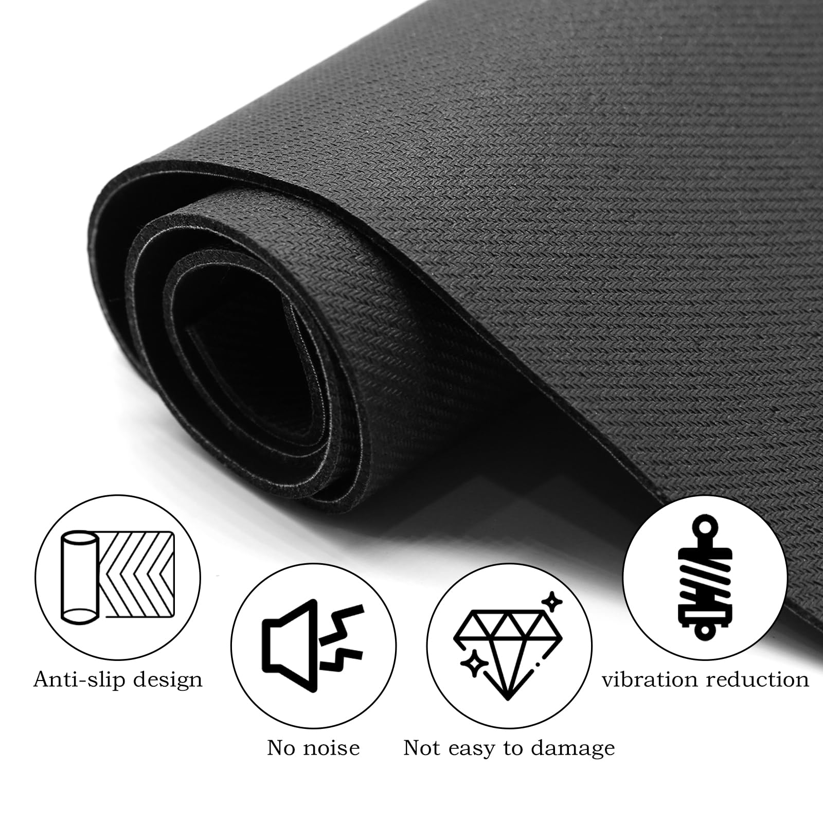 Esterilla antideslizante para sentadillas con posicionamiento de pies, accesorio deportivo para entrenamiento en casa