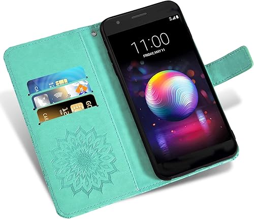 Miniatura 3 de Funda de teléfono para LG K30 2018 5.3Premier Pro LTEPhoenix PlusHarmony 2K10Xpression Wallet con protector de pantalla de vidrio templado Flip