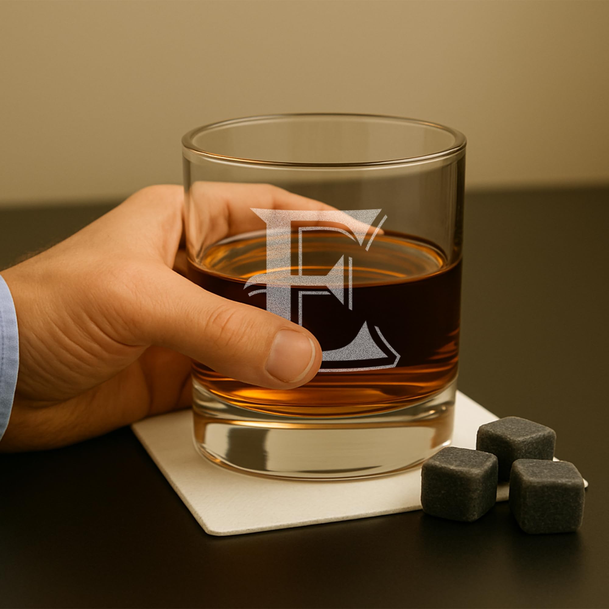 4 piezas de 11 oz grabado Heavy Base rocas gafas elegante vidrio uso como un multiusos bebidas cristal o como un rocas vidrio regalo perfecto para cualquier especial occasion- por: sobre la Rox