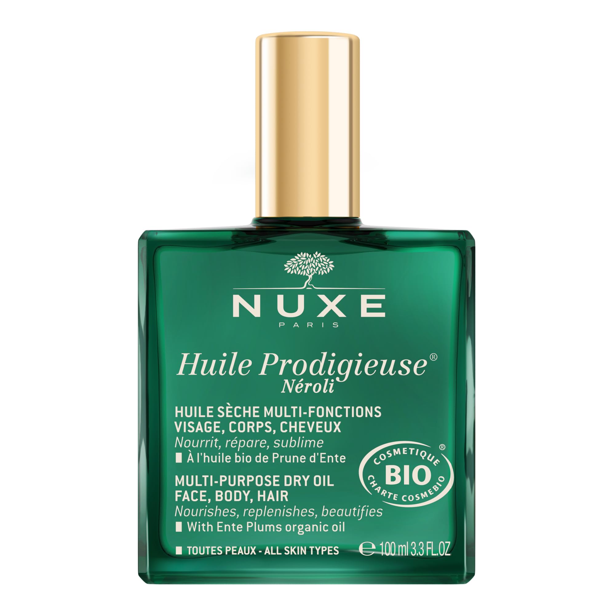 Nuxe Huile Prodigieuse Neroli Bio Multi-Purpose Dry Oil for Unisex - 3.3 oz Oil
