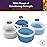 Special Supplies Therapy Putty for Kids and Adults - Resistive Hand Exercise Stress Relief Therapy Putty Kit, Set of 4 Strengths, Three Ounces of Each Putty (Ocean Colors)