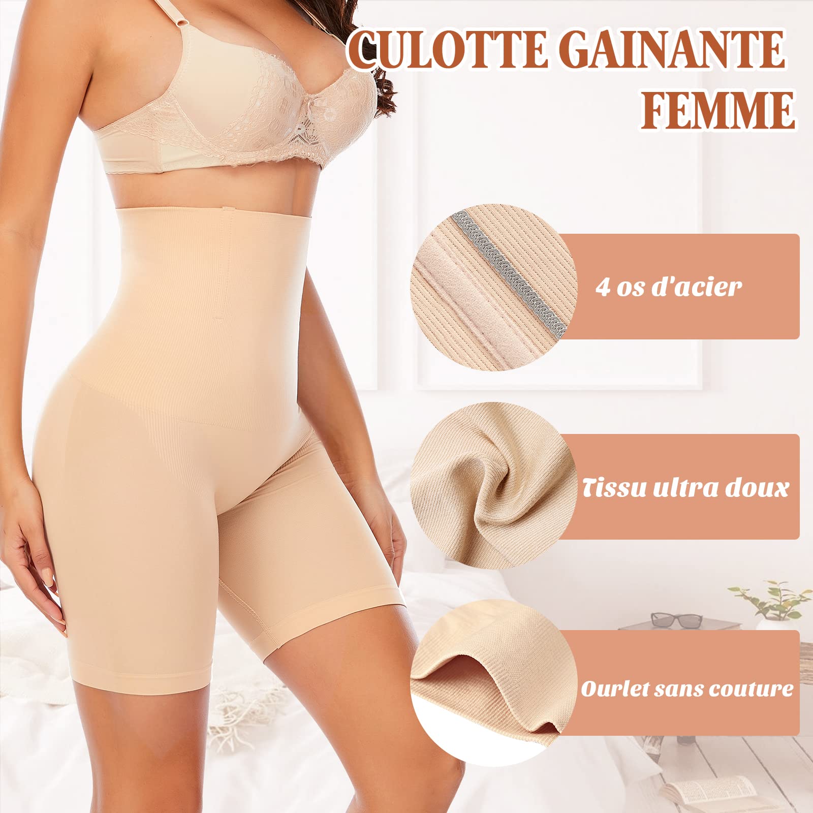 Femme Culotte Gainante 0049-XL NGNGNG YYYYOOOOOOO