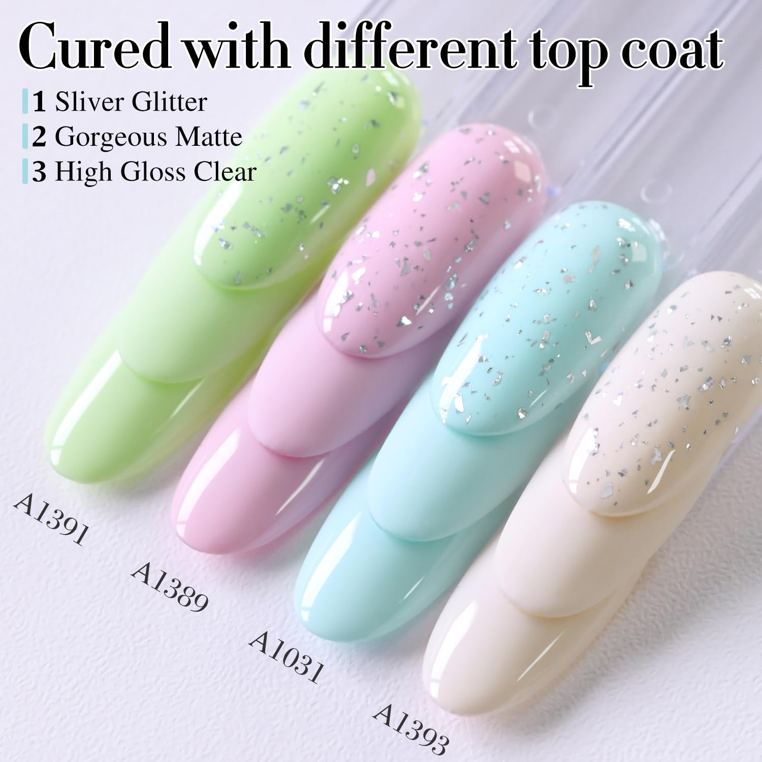 Amazon.com : Double Rhythm 15ML Gel Nail Polish Pure Sheer Same