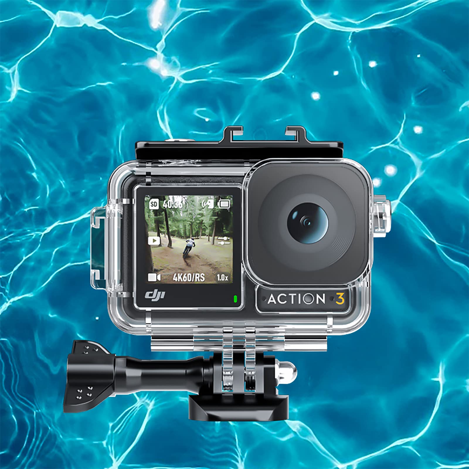Waterproof Housing Case for Camera 131FT Underwater Photography Hard Diving Protective Housing