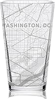 Vista 88 de ALBUQUERQUE NEW MEXICO Engraved City Street Map Beer Pint Glass Perfect Drinking Gift Idea & Unique Decor!