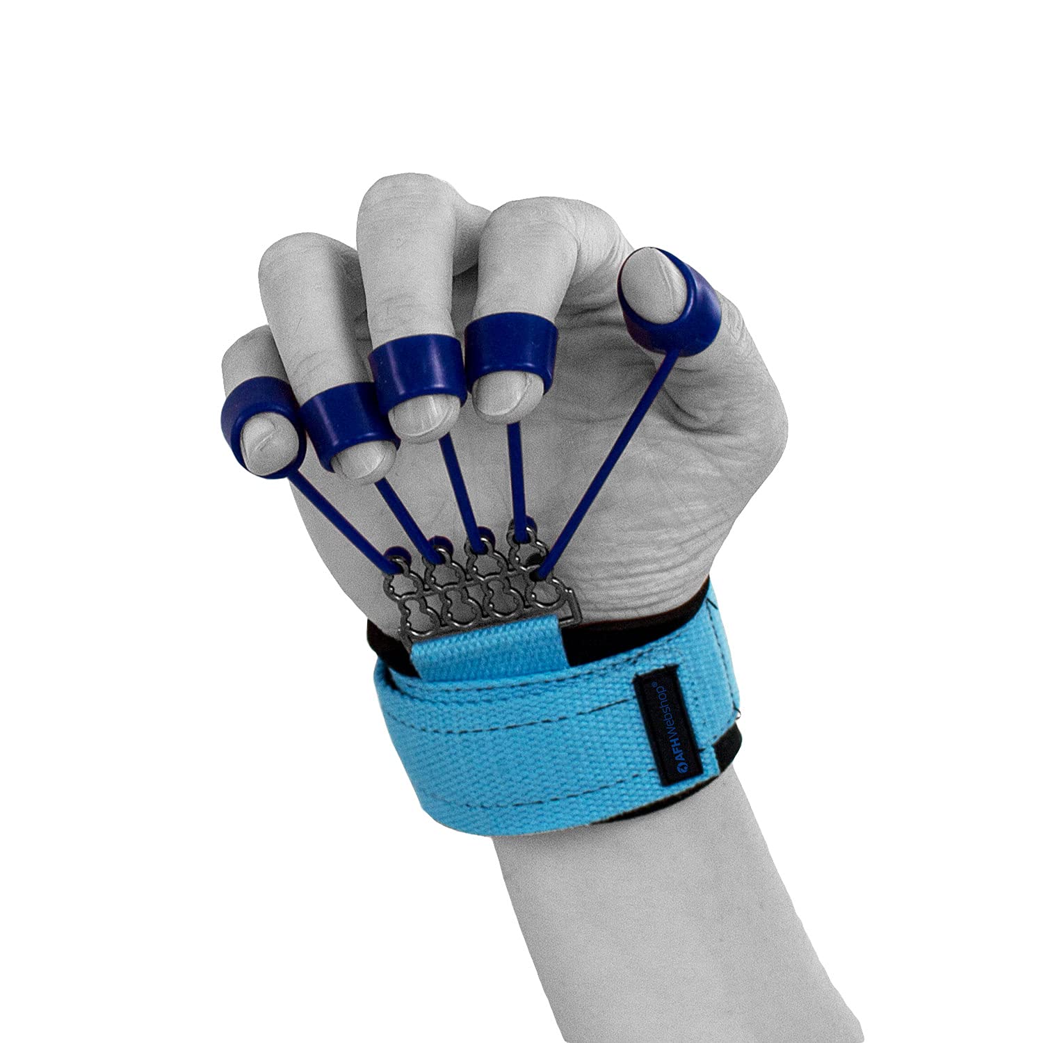 AFH Webshop DynoEx Trainer Deluxe | Handtrainer Fingertrainer | Handtrainingsgerät | Fingertrainingsgerät (Gross | 5cm Expander)