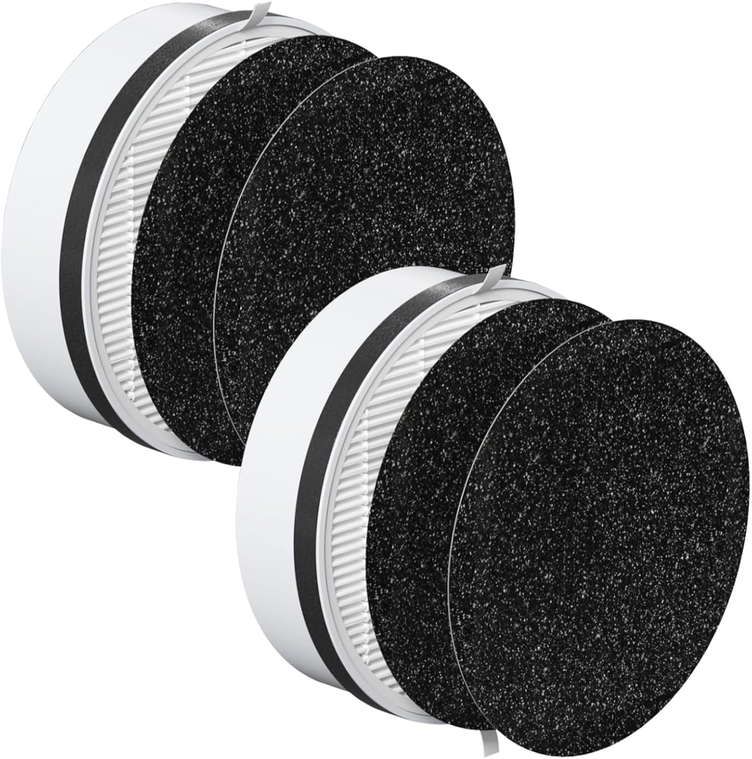 2 Set HP125 Replacement Filter for Hunter HP125 AirX HEPA Digital Air Purifier, 2 Pack H13 True HEPA and 4 Pack Activated Carbon Pre-Filter, Part Number H-HF125-VP H-HF125