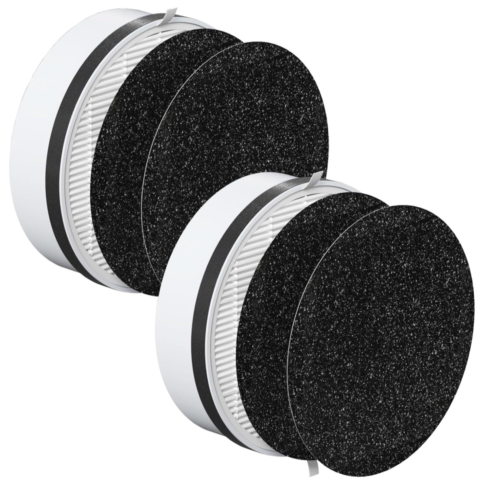 2 Set HP125 Replacement Filter for Hunter HP125 AirX HEPA Digital Air Purifier, 2 Pack H13 True HEPA and 4 Pack Activated Carbon Pre-Filter, Part