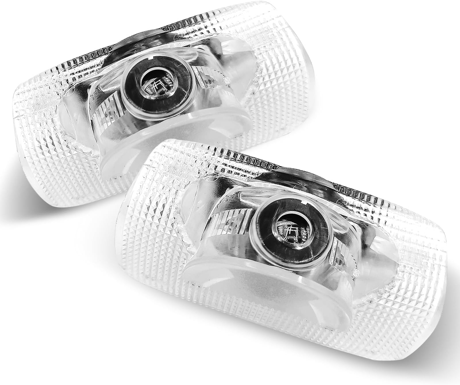 Car LED Door Logo Projector Welcome Lights Compatible with for is ES GS LS NX UX Light Logo Automotive Micro-Labeling（2 Pack）