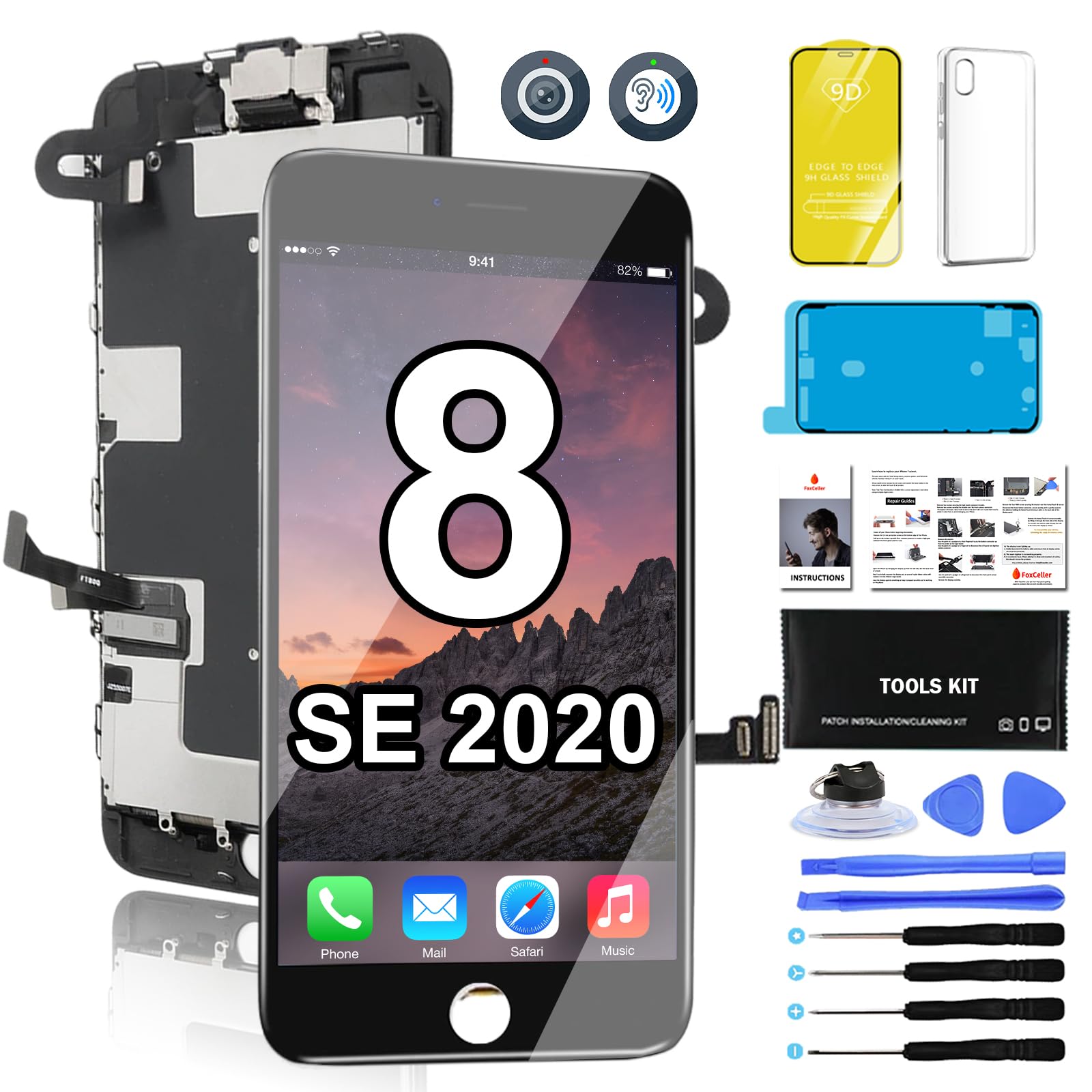 iPhone 8, 6, 5s, SE セット Amazon.co.jp: JETech: iPhone SE/8/7/6/5