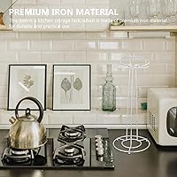 Vista 3 de Cabilock Estante para utensilios de cocina, soporte para colgar utensilios de cocina, soporte para cucharas, organizador de utensilios de cocina