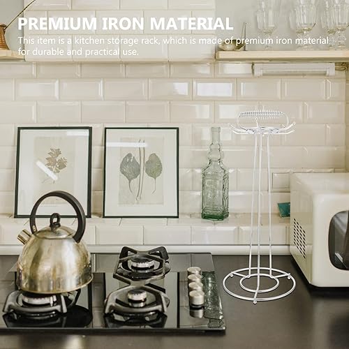 Miniatura 3 de Cabilock Estante para utensilios de cocina, soporte para colgar utensilios de cocina, soporte para cucharas, organizador de utensilios de cocina,