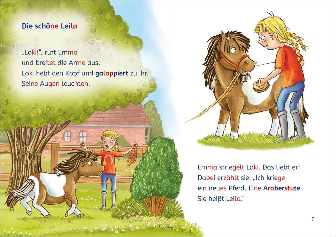 Leselöwen 1. Klasse - Eine ponystarke Freundschaft: Die Nr. 1 für den Lesestart - Mit Leselernschrift ABeZeh - Erstlesebuch für Kinder ab 6 Jahren