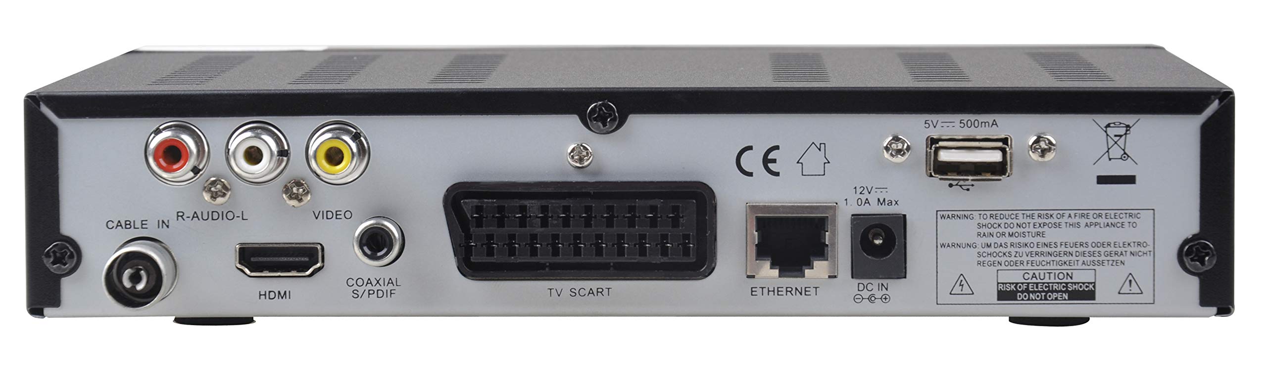 Univers U5150HD Digitaler Kabelreceiver Full HD, HDMI, Scart,USB 2.0, RJ45 Netzwerk 45050 Schwarz