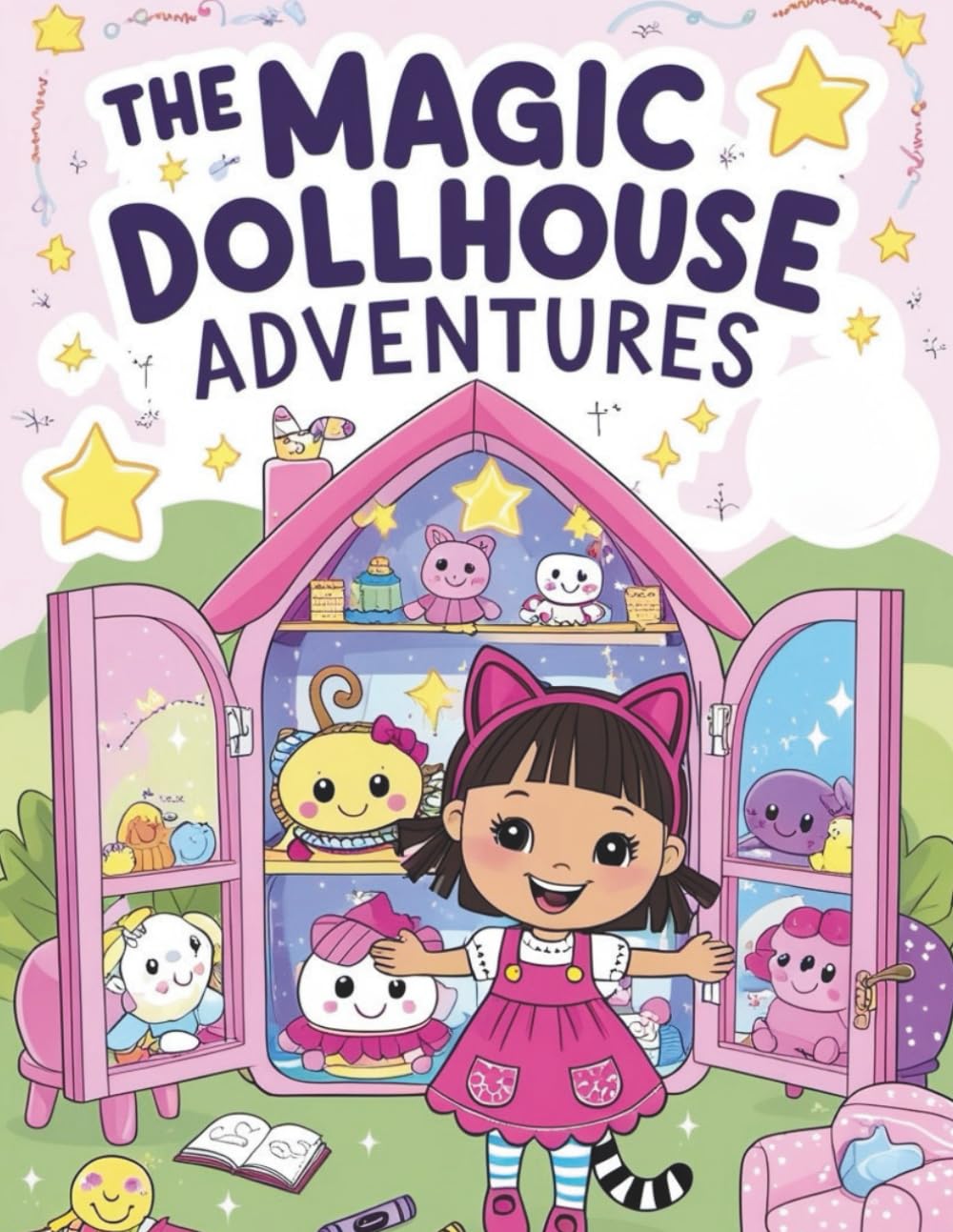 The Magic Dollhouse Adventures: A Whimsical Coloring Journey Full of Cozy Rooms, Cuddly Friends, and Creative Fun!