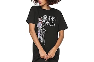 Exclusive Nightmare Before Christmas Jack and Sally Couples T-Shirt for Adults