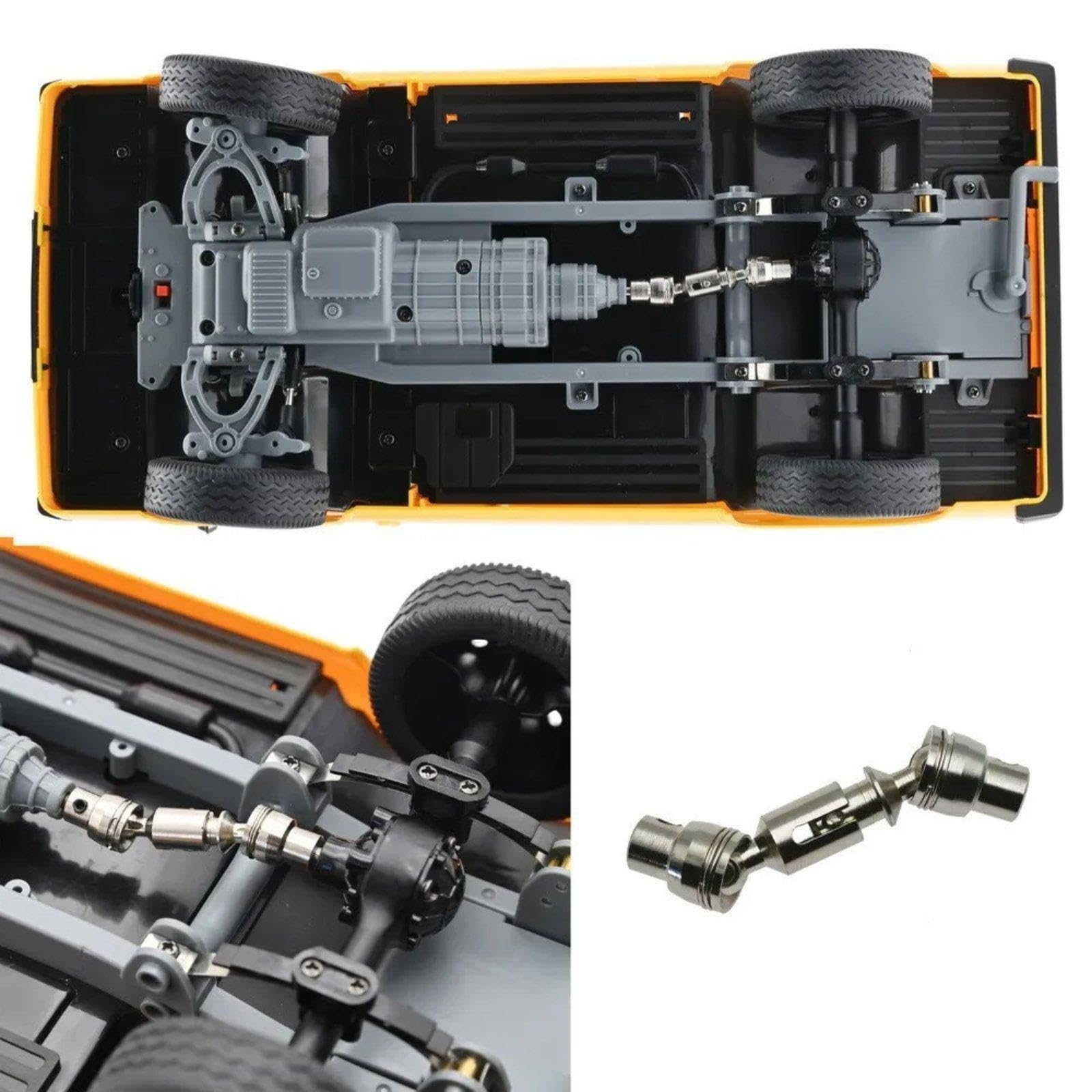 Albero Motore Centrale In Metallo Per WPL D42 B16 1/16 RC Camion