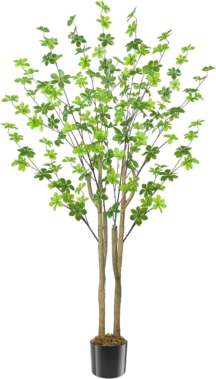 4FT Artificial Trees Faux Decorative Trees Floor Plant Fake Tree with Enkianthus for Home Living Room Office Indoor Outdoor Decor