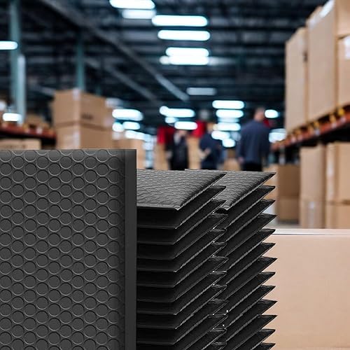 Miniatura 7 de iMBAPrice Sobres de burbujas de polietileno negro de 10.5 x 16 pulgadas, paquete de 100 unidades, sobres acolchados autosellantes grandes, bolsas de