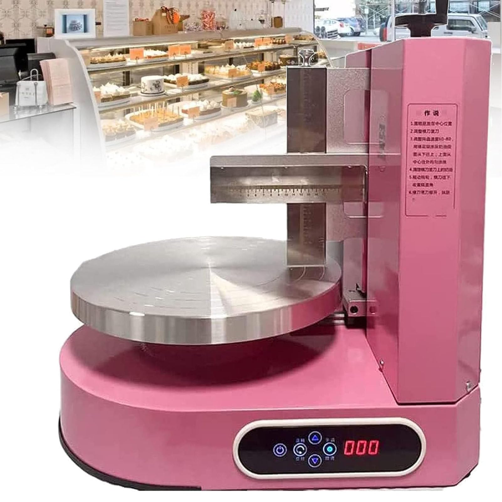 Outil de lissage de gâteau - Machine à glaçage automatique portable pour pâtisserie et revêtement de gâteaux
