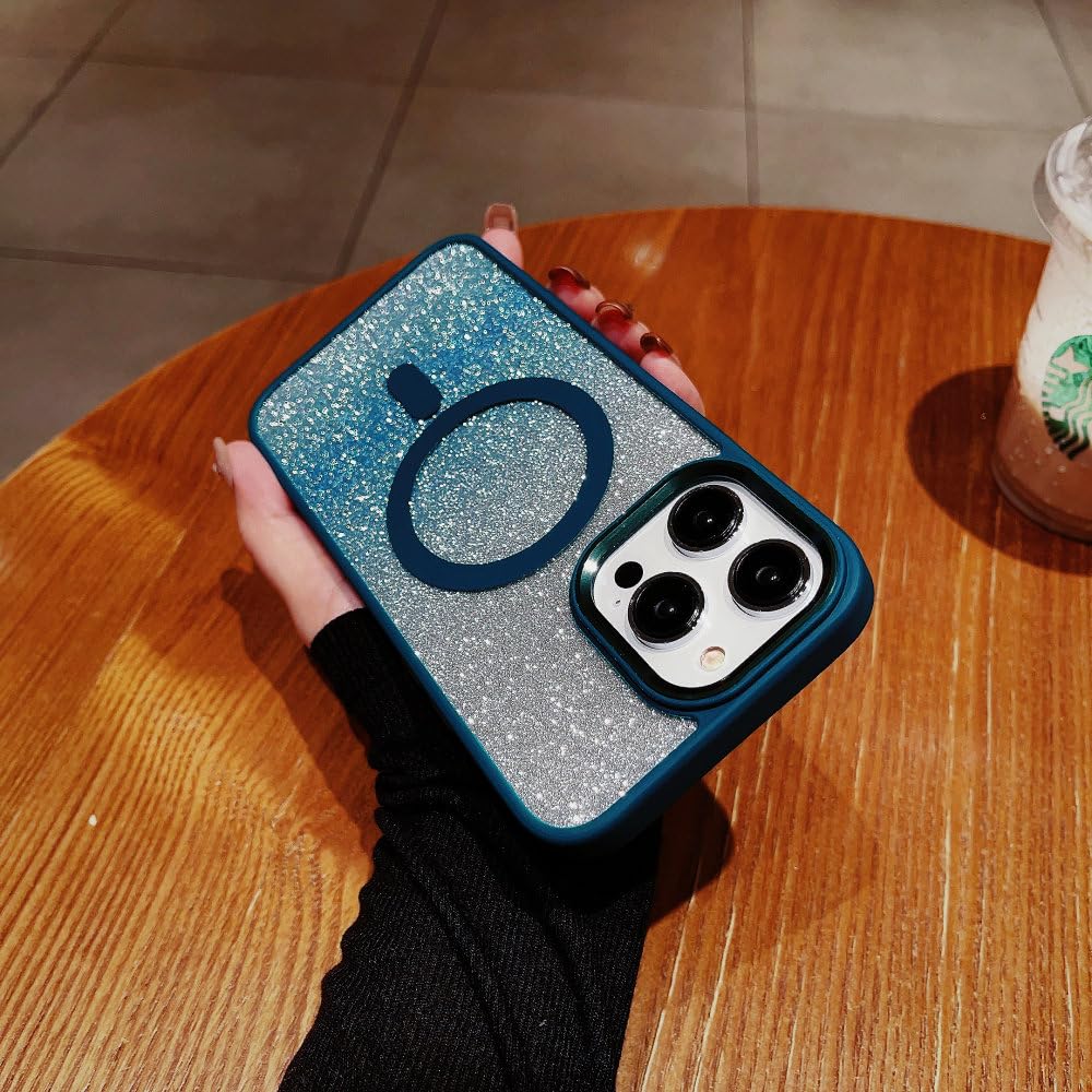 Coque iPhone 12 13 Pro Max à paillettes étui arc-en-ciel pour le quotidien - 7