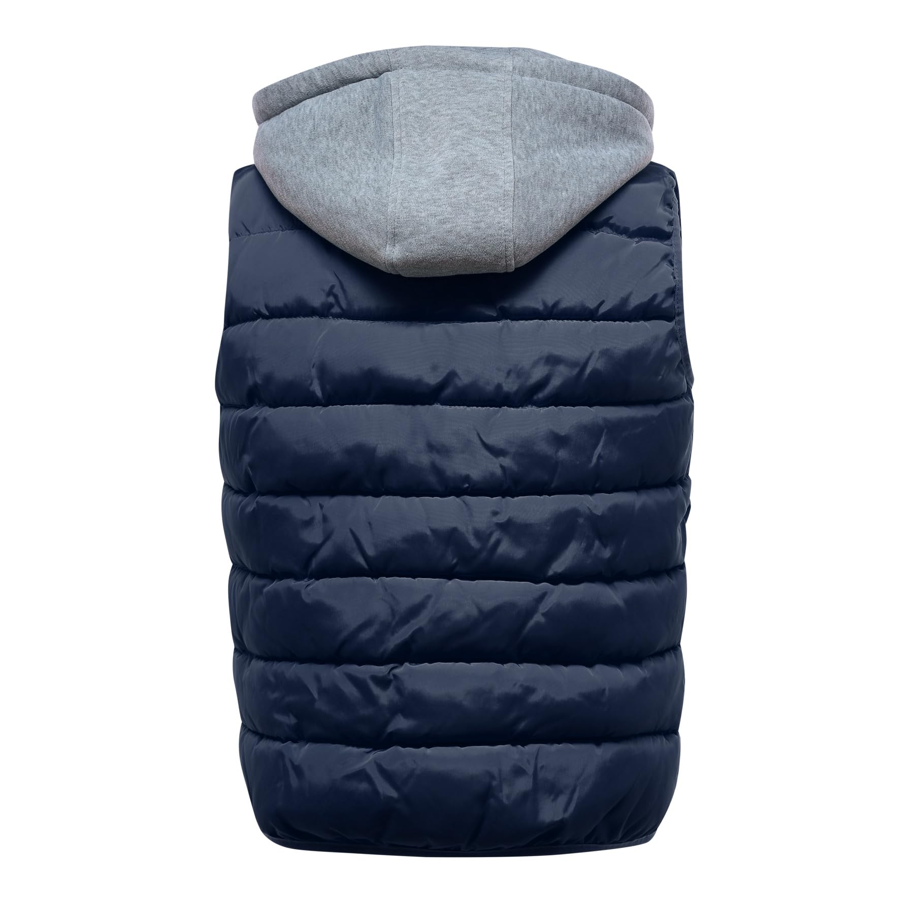 YOUTHUP Gilet da Uomo Trapuntato Scaldamuscoli Giacca Leggera Senza Maniche con Cappuccio Gilet da Esterno