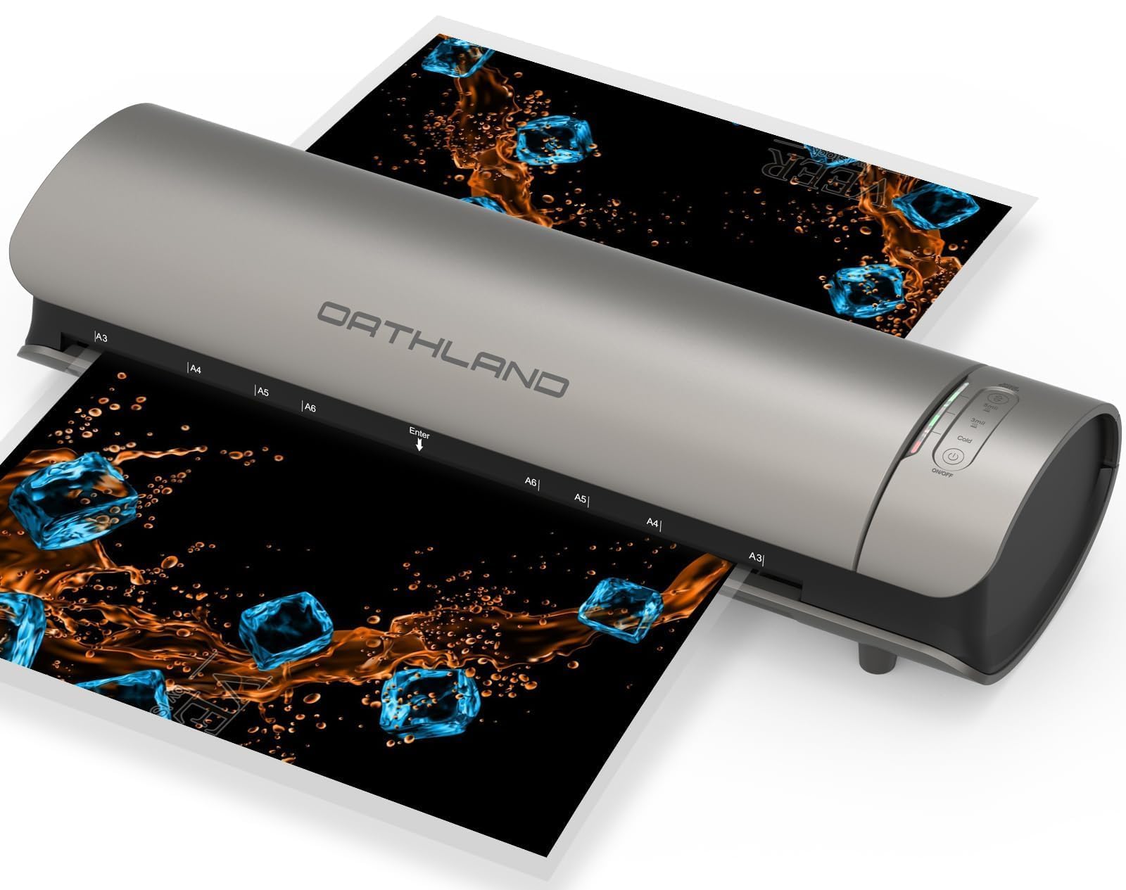 AbleMarkLaminator Machine,A3 Laminator,Cold Hot Lamination Machine, 60S Warm-Up Jam-Free Laminate Machine, A3/A4/A5/A6 Thermal Laminating Machine for Home Office School Use-