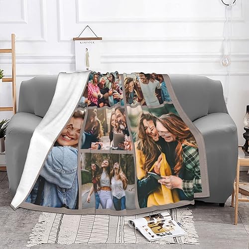 Miniatura 3 de Manta personalizada con foto, manta personalizada con foto para bebé, madre, padre, adultos, amigos, amantes, perros, mascotas, en cumpleaños,