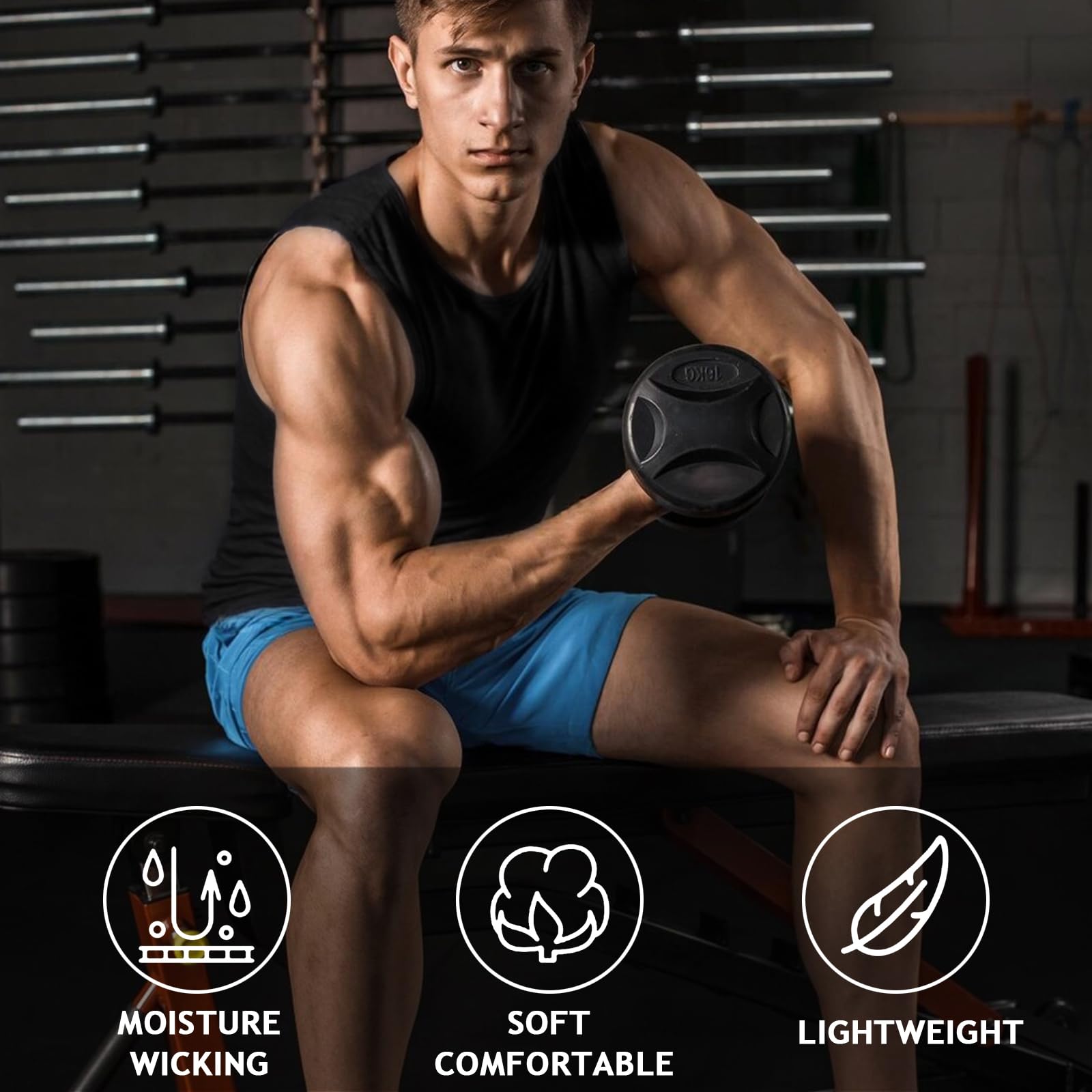 Męskie podkoszulki sportowe bez rękawów kamizelka treningowa podkoszulek na siłownię kulturystyka fitness sport odzież sportowa