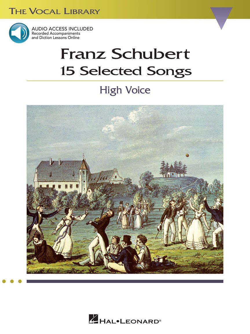 Franz Schubert: 15 Selected Songs Book/Online Audio (The Vocal Library)
