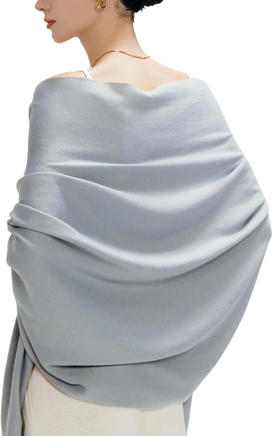 maamgic Women's Winter Scarf Soft Warm Scarf for Women Cozy Shawl Wraps for Women Lightweight Pashmina Style Wrap - Image 3