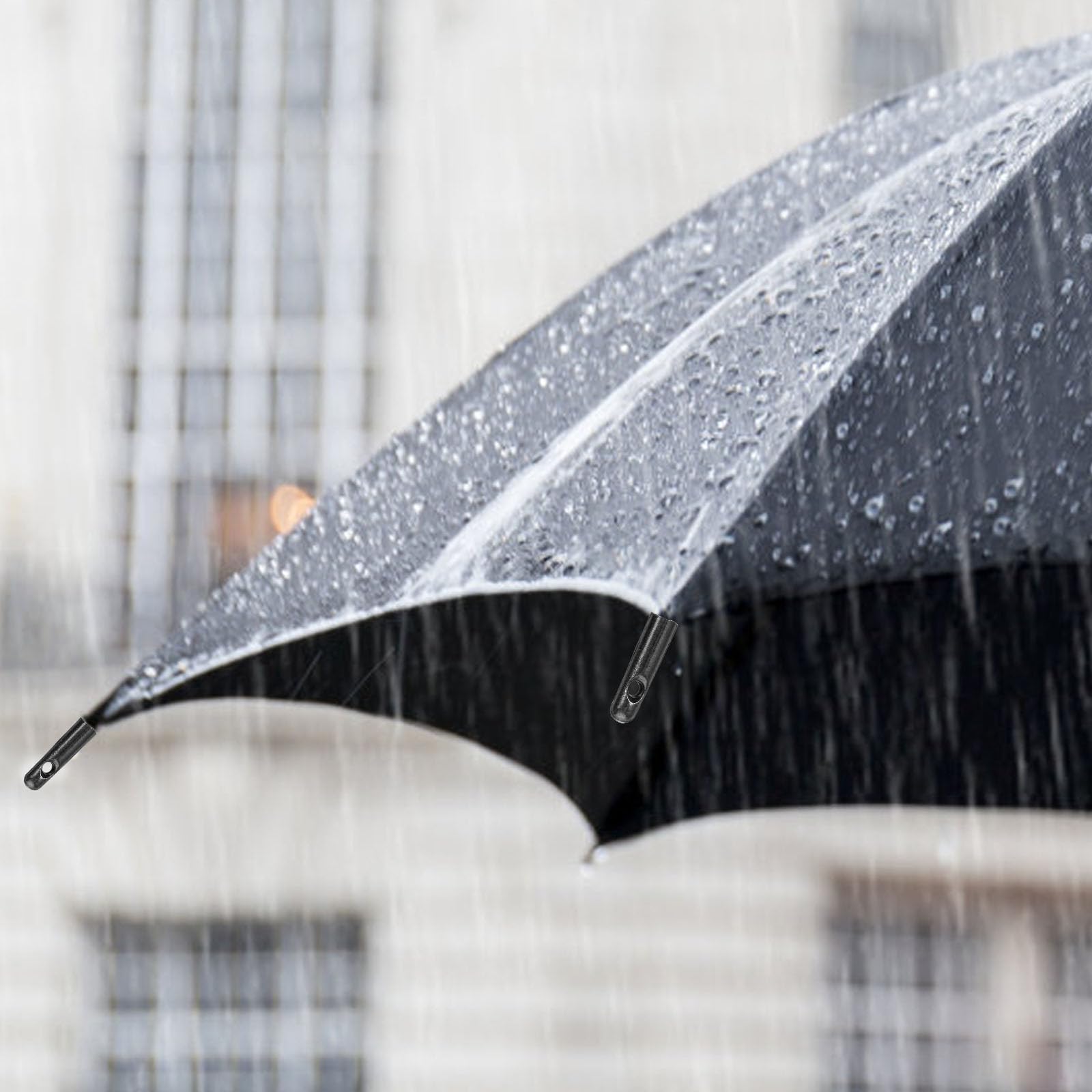 MAGICLULU Metall Regenschirm Ersatzteile für Sonnenschirm 10 Stück Schirm Schwanzperlen Zubehör zur Regenschirmreparatur Leicht zu Reinigen Vielseitig Einsetzbar für Sonnenschirm Upgrades