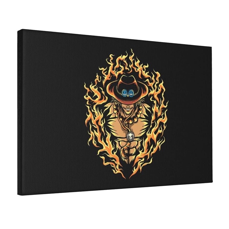 one piece エース飾り額絵 Amazon.co.jp: アートパネル ワンピース エース 火拳 ONE PIECE