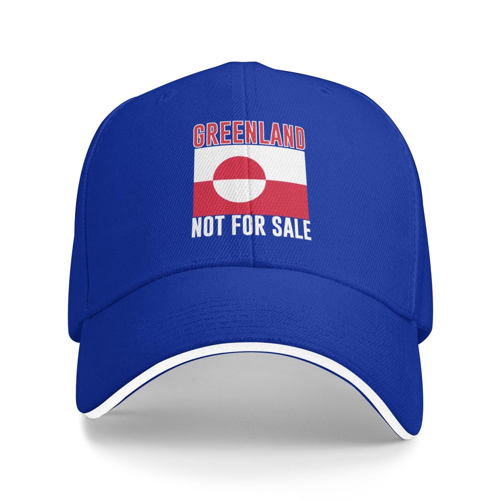 Kwqdozf Unisex Blue Greenland Isfor Sale Hat I Love Greenland Isfor Sale Cap For Men Wemen Black