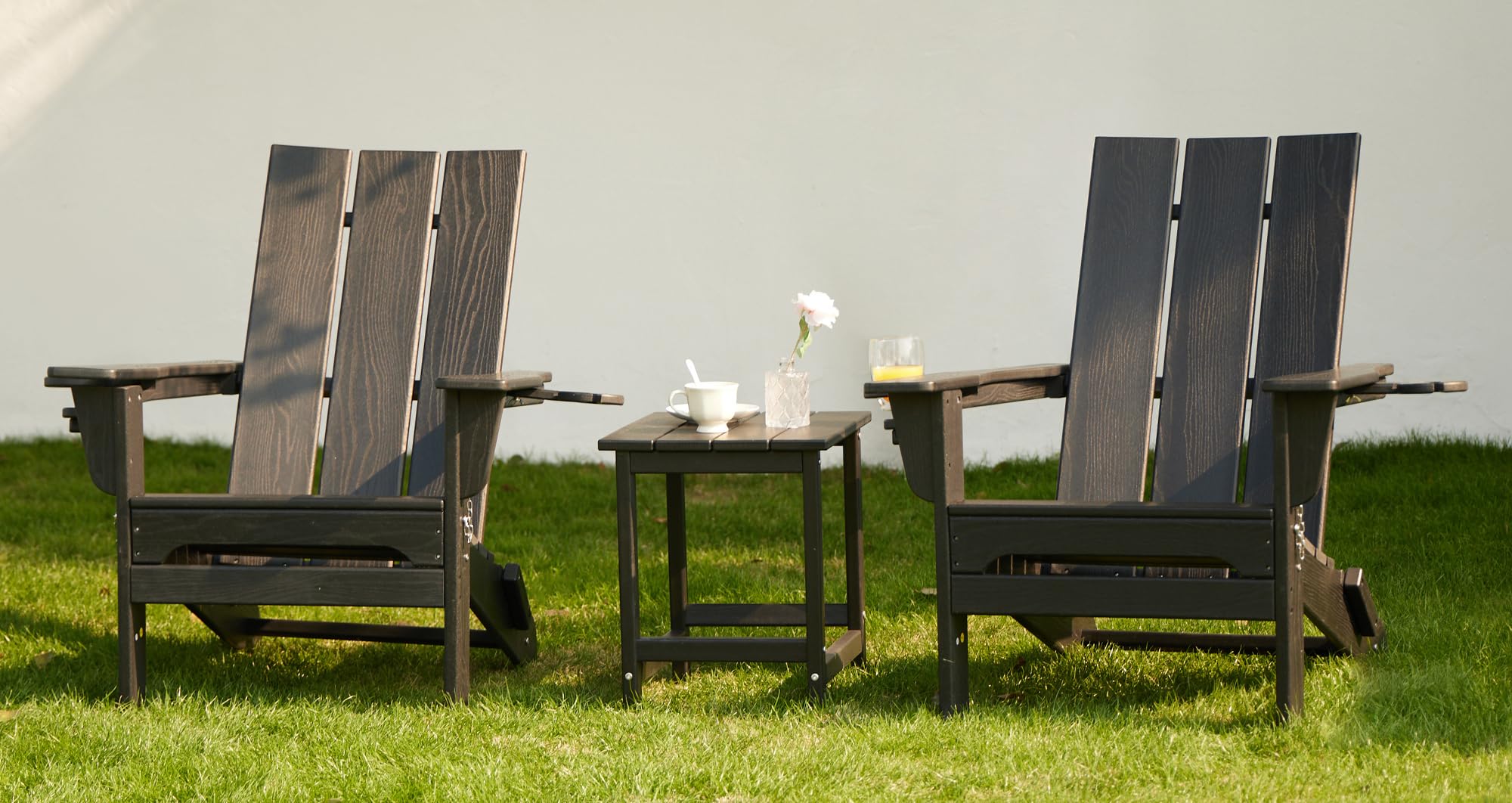 SERWALL Modern Adirondack Chair Set of 2